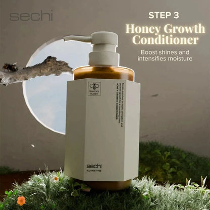 Sechi Honey Color Lock Growth Bare Minimum Trio