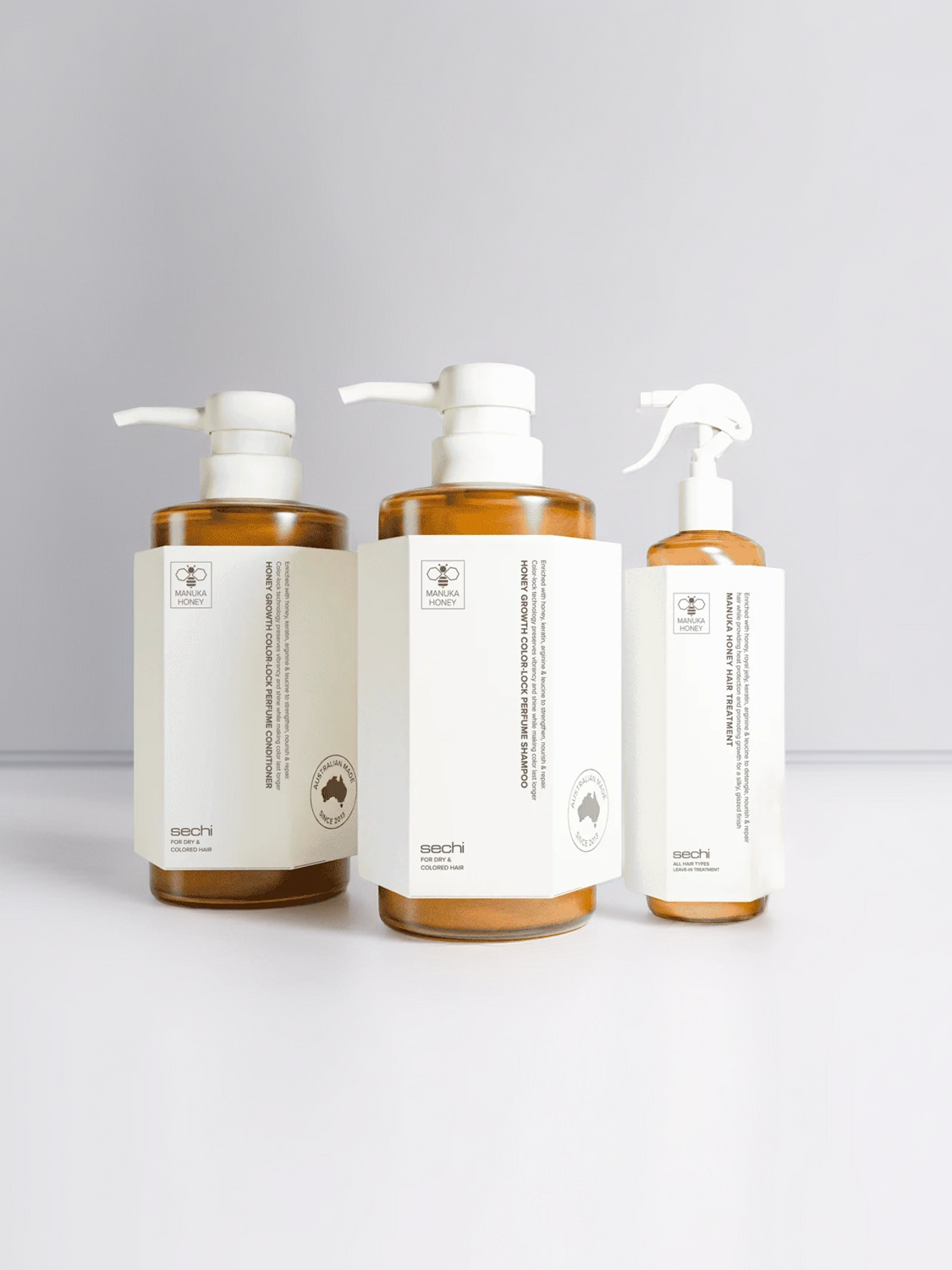 Sechi Honey Color Lock Growth Bare Minimum Trio