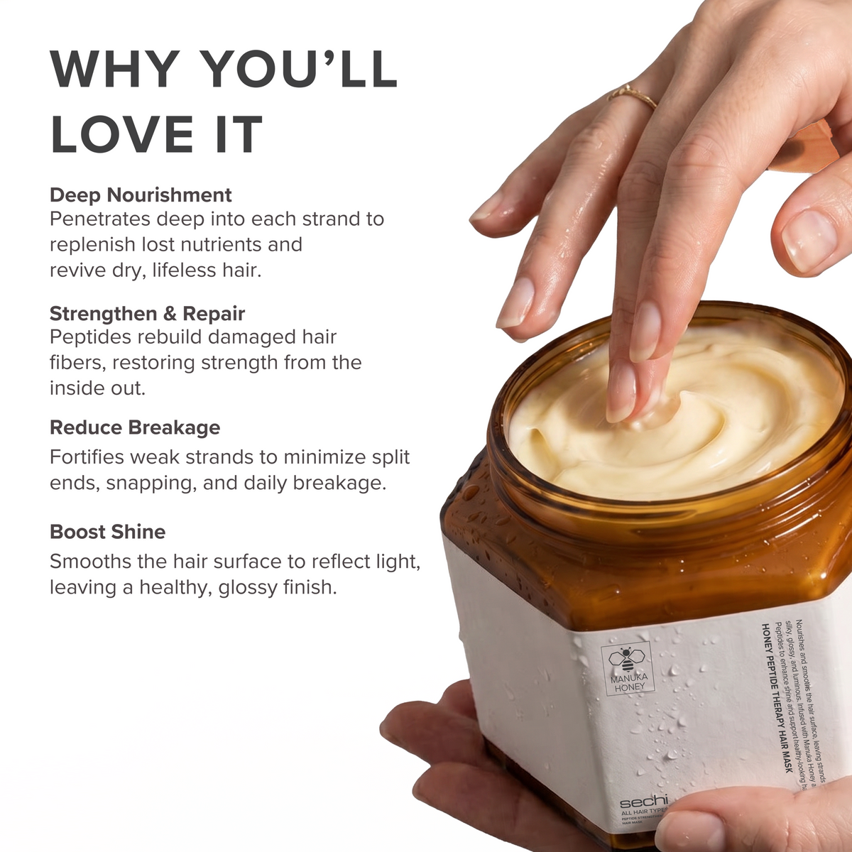 Sechi Honey Peptide Therapy Hair Mask