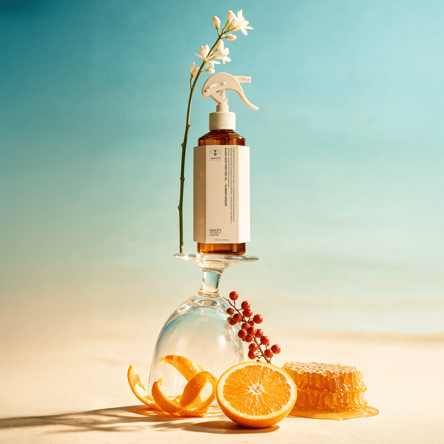Sechi 2-in-1 Hair Oil and Perfume - Summer Breeze