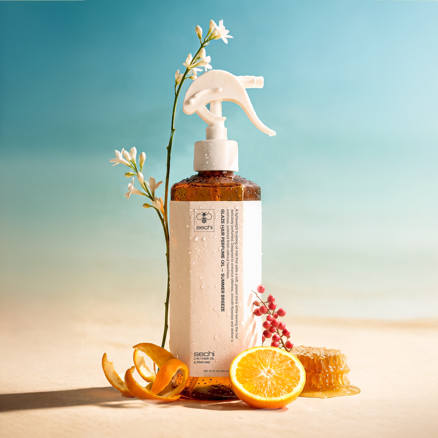 Sechi 2-in-1 Hair Oil and Perfume - Summer Breeze