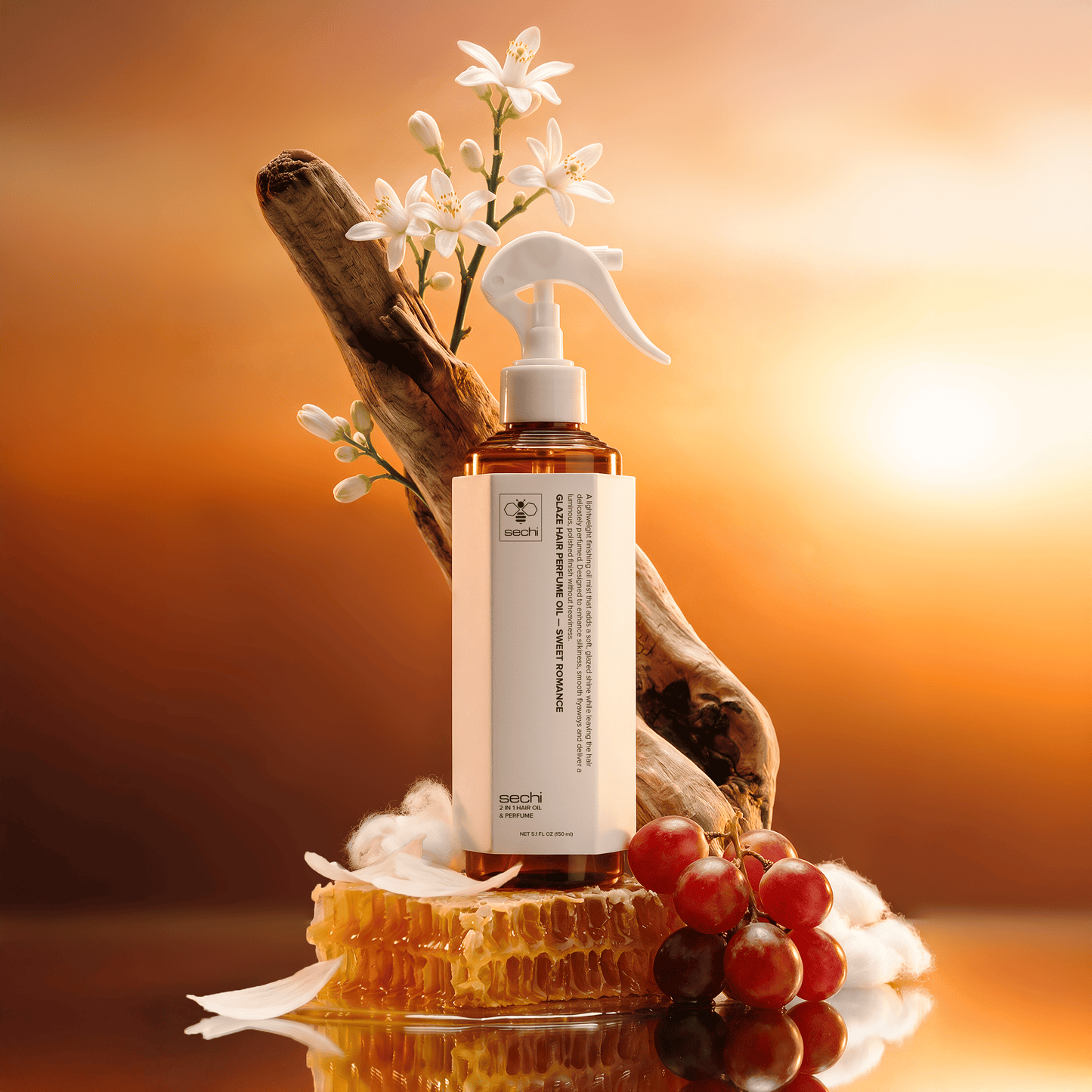 Sechi 2-in-1 Hair Oil & Perfume - Sweet Romance