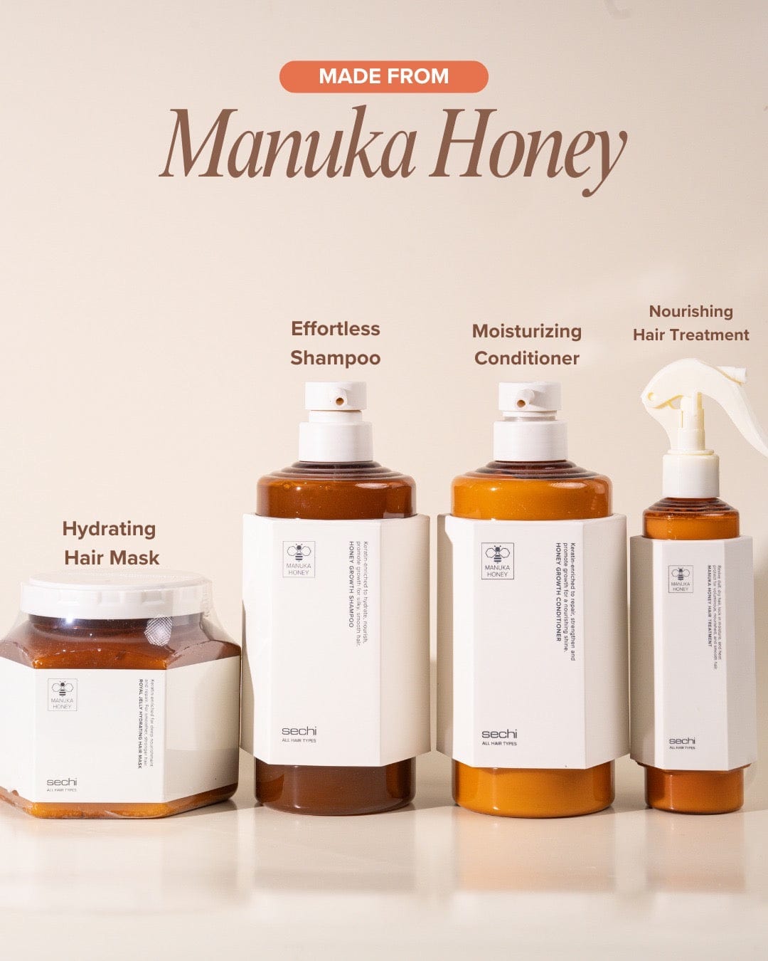 Sechi Ultimate Honey Color Lock Growth Set